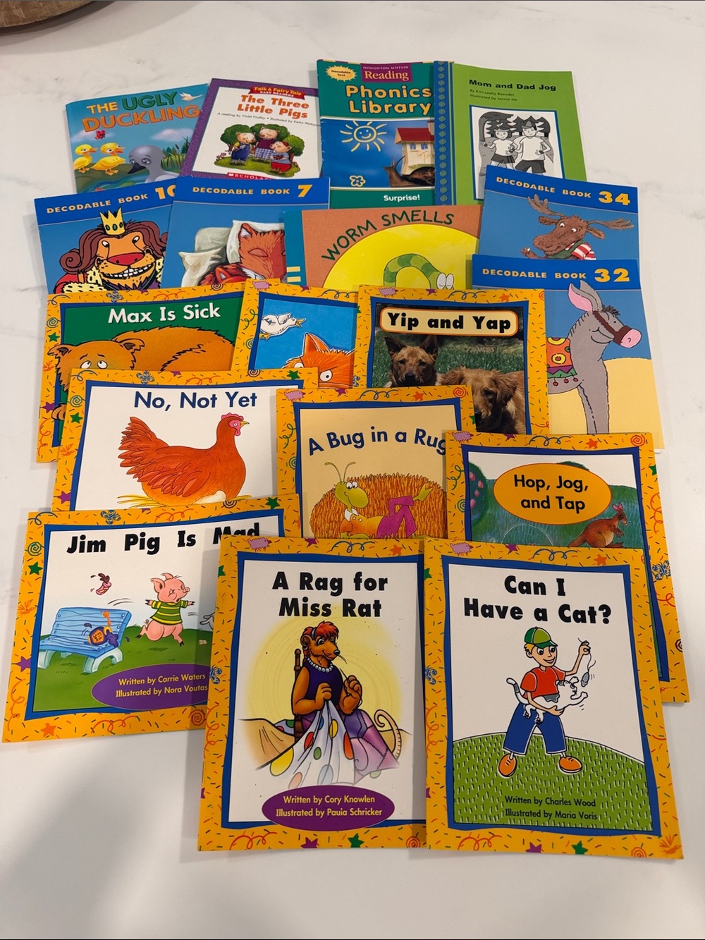 Children's Decodable Reading Book Set of 18